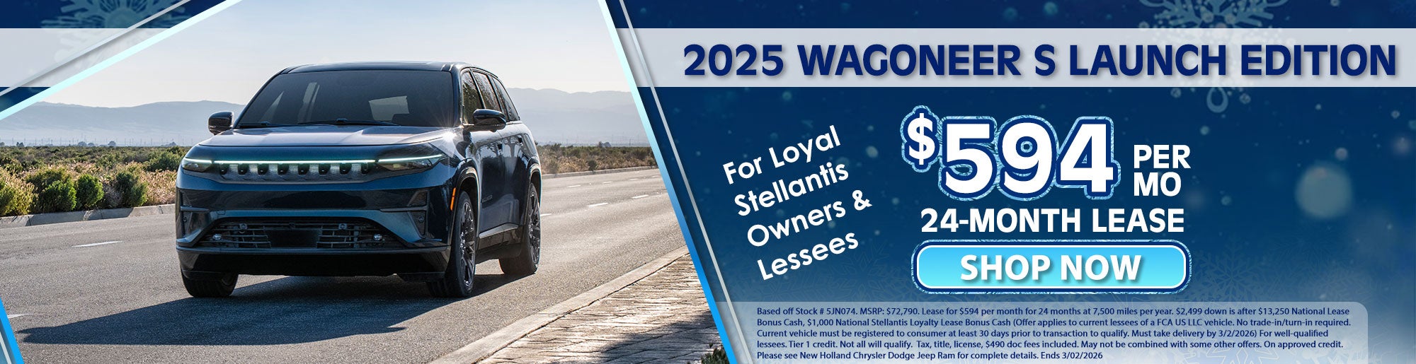 Wagoneer S Launch Edition Lease