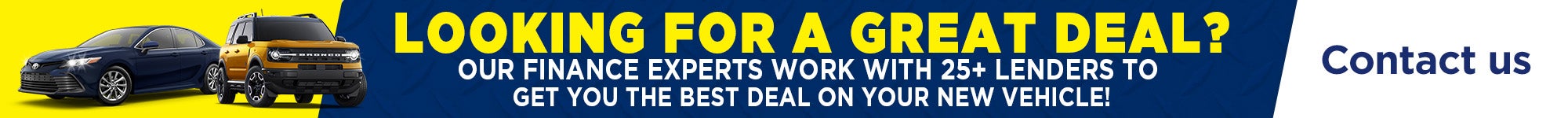 Looking for a Great Deal?