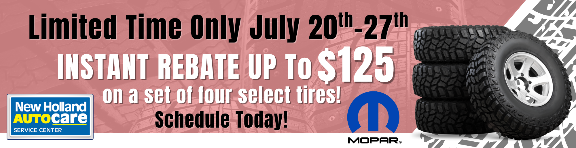 Mopar Tire Rebate