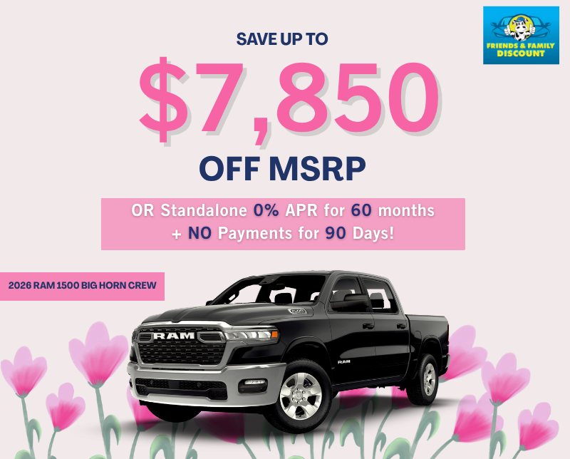SAVE $7,850 OFF MSRP